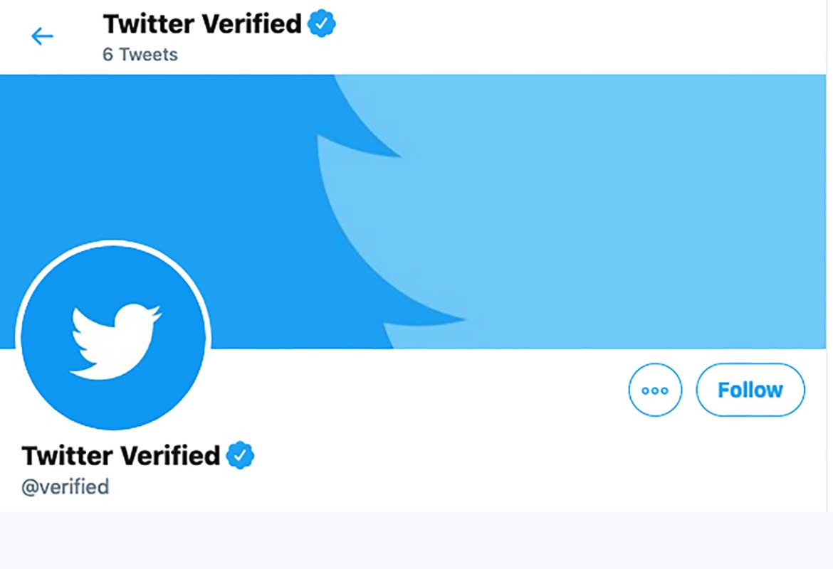  badge de vérification bleu de Twitter a été rétabli pour les comptes de haut niveau