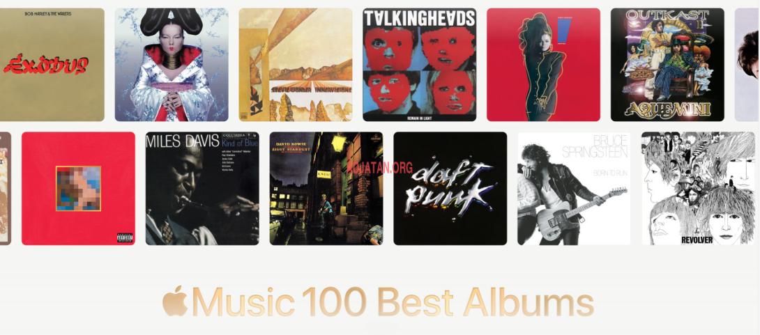 Apple Music : plongée dans les 100 meilleurs albums de tous les temps